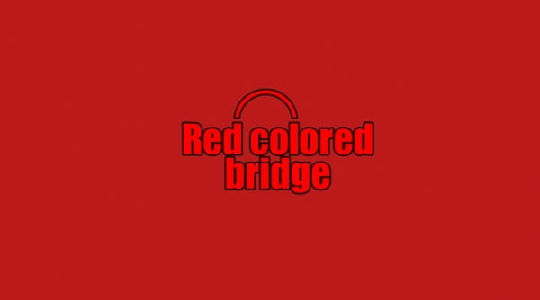 Red Colored Bridge